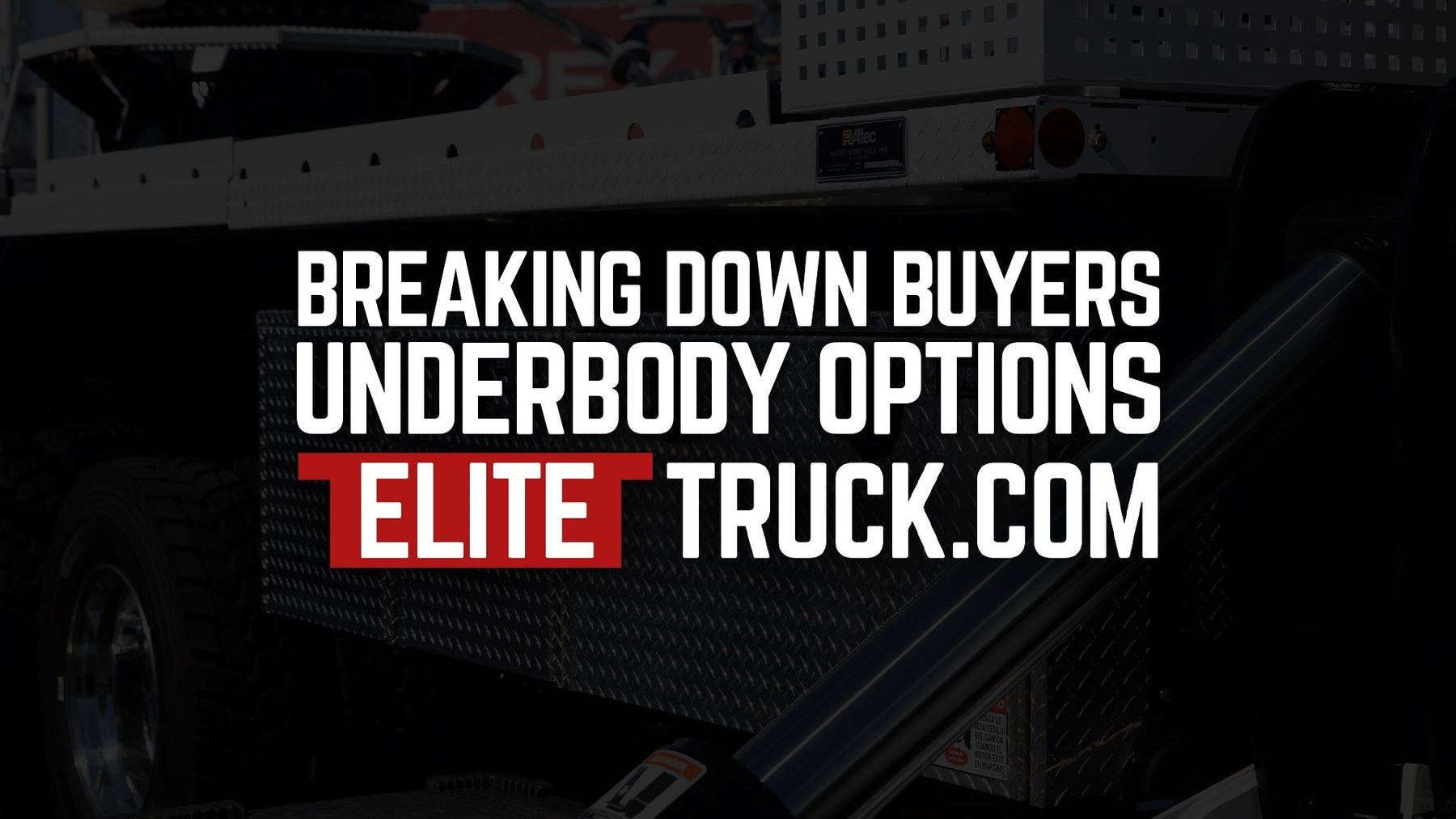 Buyers Underbody Toolbox Comparison Guide