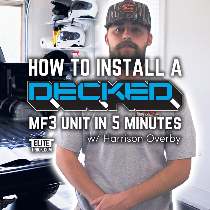 How to Install a DECKED Drawer System [2021 FORD RANGER, MF3 UNIT]