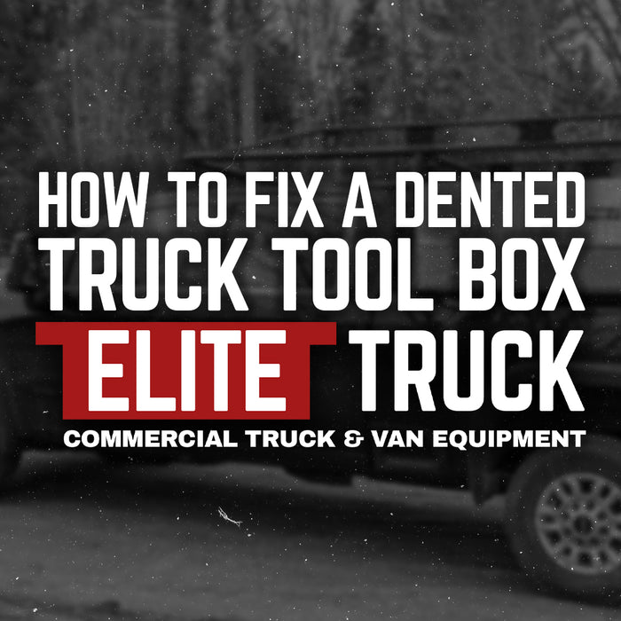 Don't Replace, Restore: Fixing Dents in Your Truck Tool Box