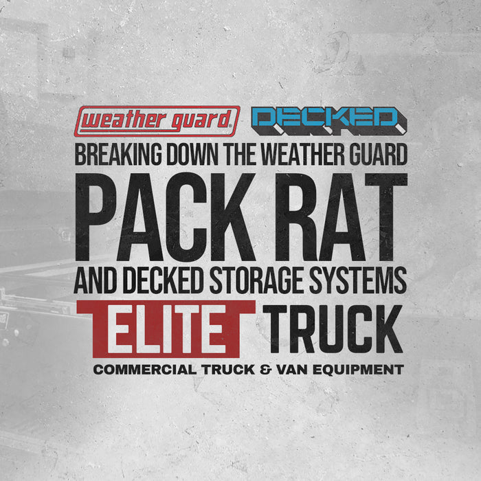 The Weather Guard Pack Rat vs The Decked Storage System