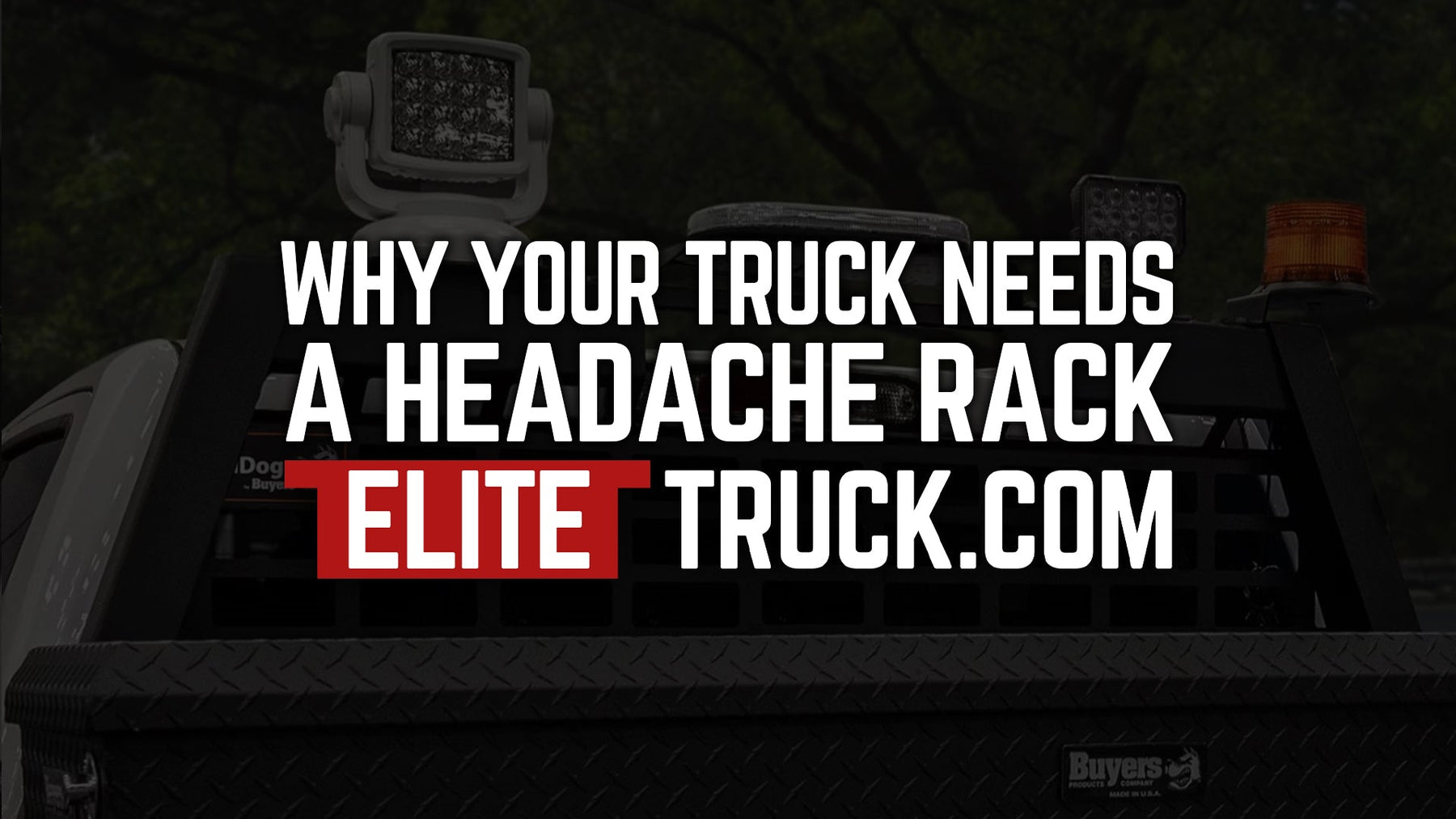 The Importance of a Headache Rack