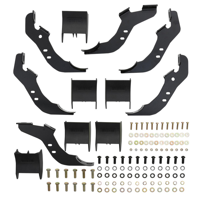 Westin PRO TRAXX 4 Oval Step Nerf Bars Black Model 21-24195