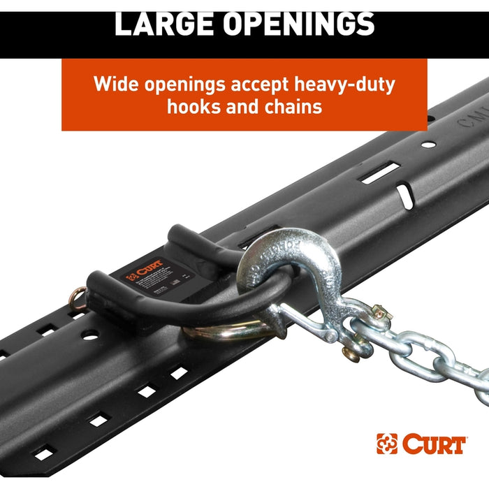 CURT CrossWing 5th Wheel Safety Chain Assembly with Rail Anchors Model 16612