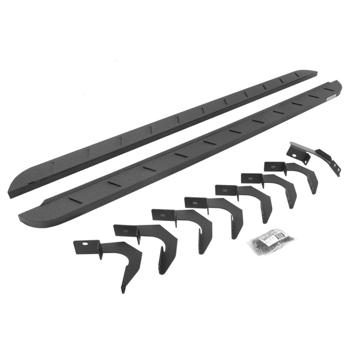 Go Rhino RB10 Slim Line Running Boards with Mounting Brackets Kit Model 63423580ST