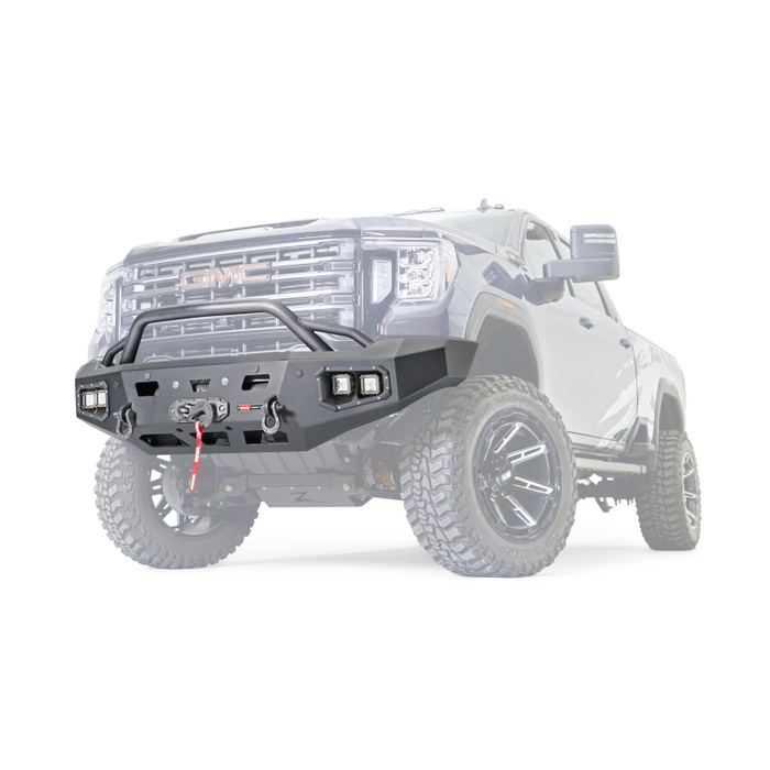 Warn Ascent HD Bumper GMC 2500/3500 With Prerunner Guard Model 107179