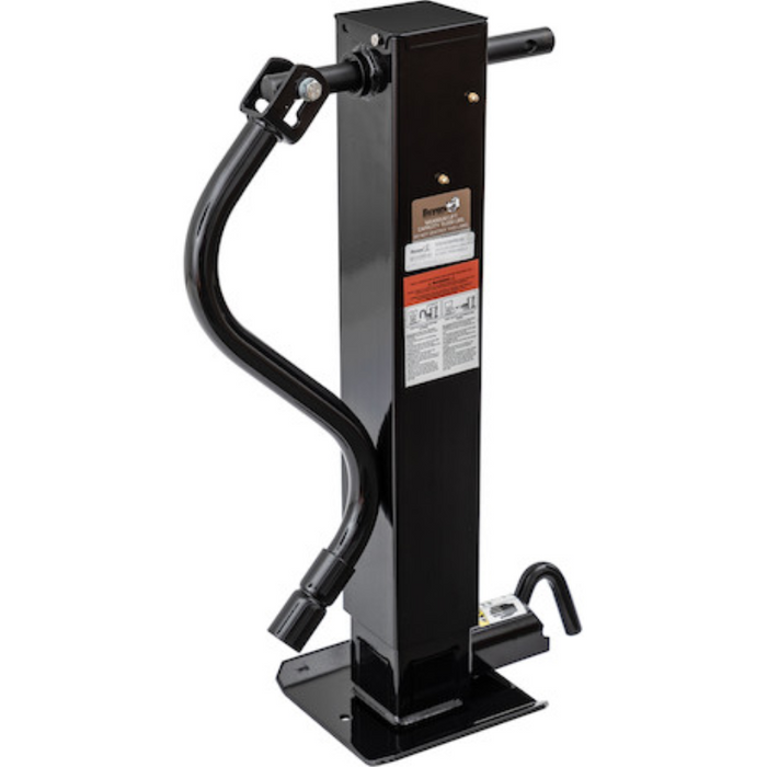Buyers Products 12 Inch Heavy-Duty Side Pin 4 Inch Square Jack with Handle Model 0091410H