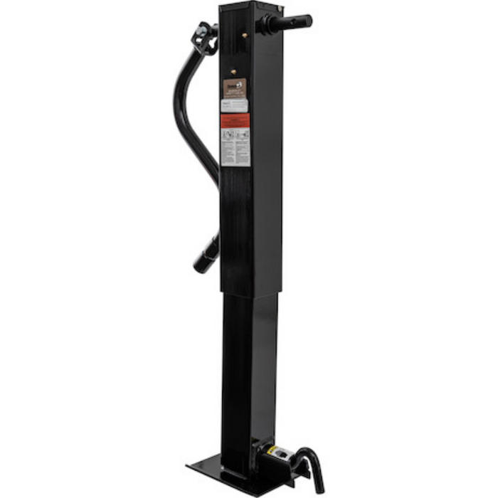 Buyers Products 12 Inch Heavy-Duty Side Pin 4 Inch Square Jack with Handle Model 0091410H