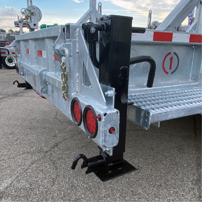 Buyers Products 12 Inch Heavy-Duty Side Pin 4 Inch Square Jack with Handle Model 0091410H
