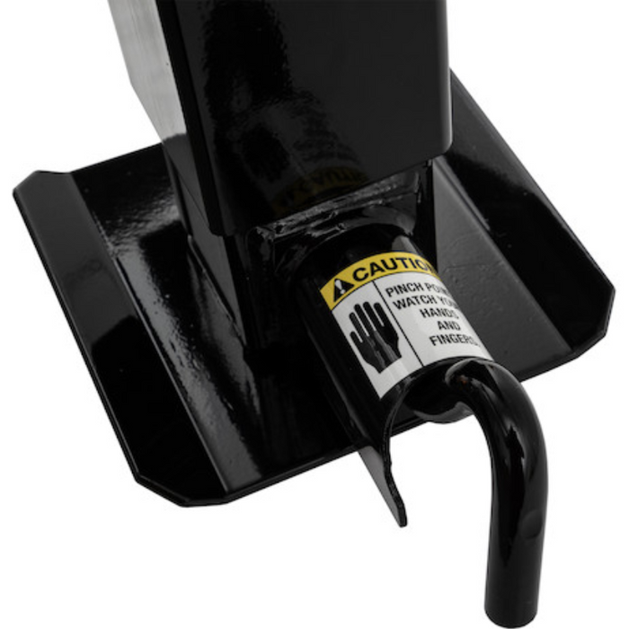 Buyers Products 12 Inch Heavy-Duty Side Pin 4 Inch Square Jack - No Handle Model 0091410
