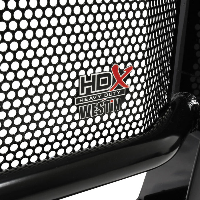 Westin HDX 1-Piece Winch Mount Grille Guard Black Steel Model 57-94045