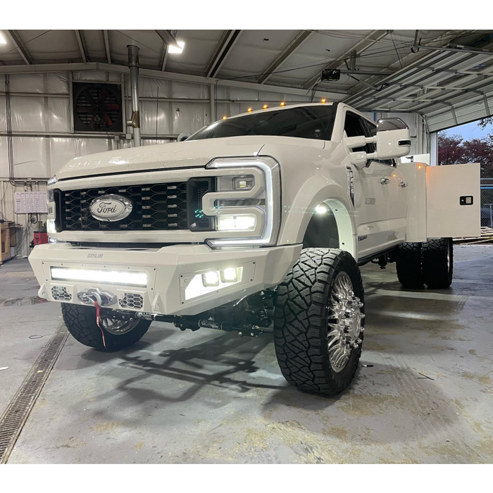 Bodyguard A2 Front Base - ACC Compatible Sensor Cutouts Texture Black Powder Coat *Fits 450/550 Factory Fenders* Model CAF23DYTNN