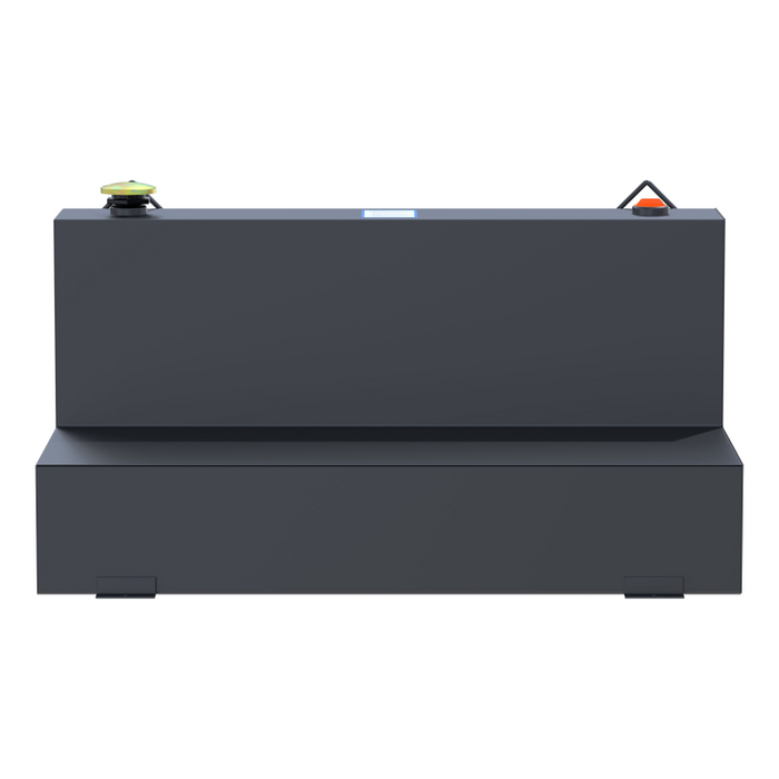 UWS Matte Black 75-Gallon L-Shape Steel Transfer Tank Model ST-75-L-MB