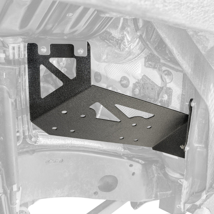 DV8 Offroad 2018-2025 Jeep Wrangler JL JLU Gladiator JT Engine Bay Compressor Mount Model CMJL-01