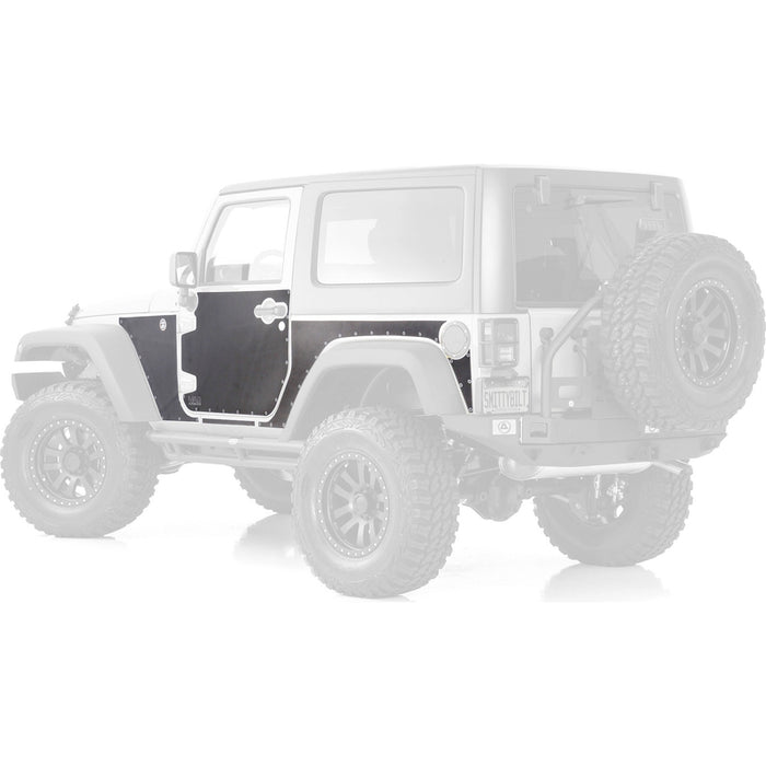 Smittybilt Mag-Armor (Magnetic Trail Skins) - Black (07-18 JK) Model 76992