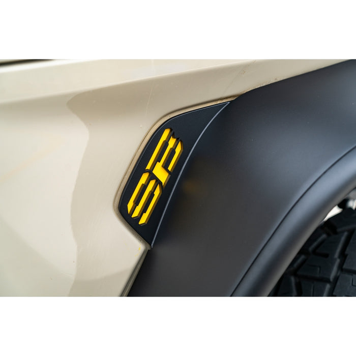 Smittybilt XRC Front Tube Fender Pair - Textured Black (18+ JL/JT) Model 77852