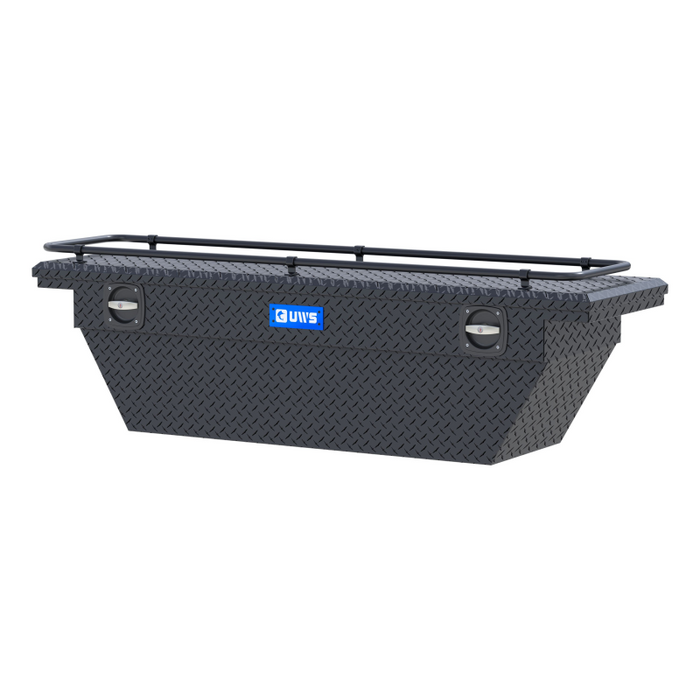 UWS Secure Lock Tool Box, Low Profile, Rail Model SLD69-A-LP-MB-R