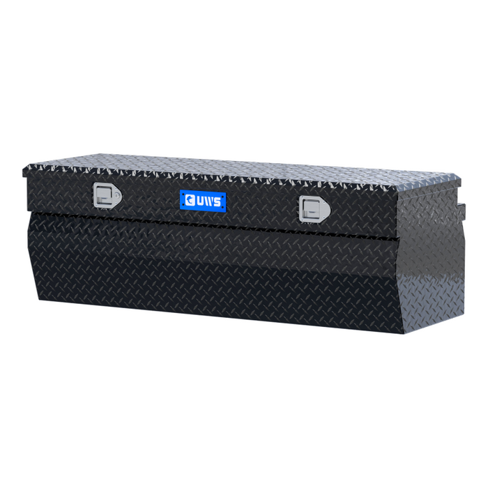 UWS Gloss Black Aluminum 55" Wedge Utility Chest Box Model TBC-55-W-BLK