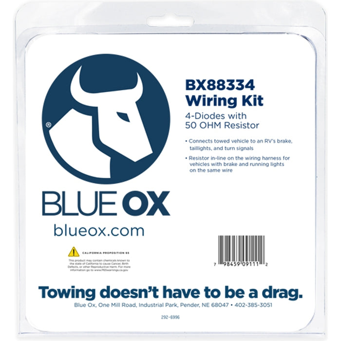 Blue Ox Wiring Kit Model BX88334
