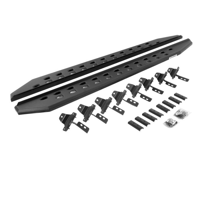 Go Rhino RB20 Slim Line Running Boards with Mounting Brackets Kit Model 69450673SPC