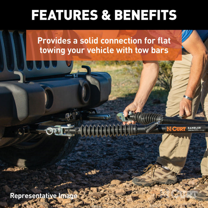 CURT Custom Tow Bar Base Plate, Select Chevrolet Colorado, GMC Canyon Model 70144