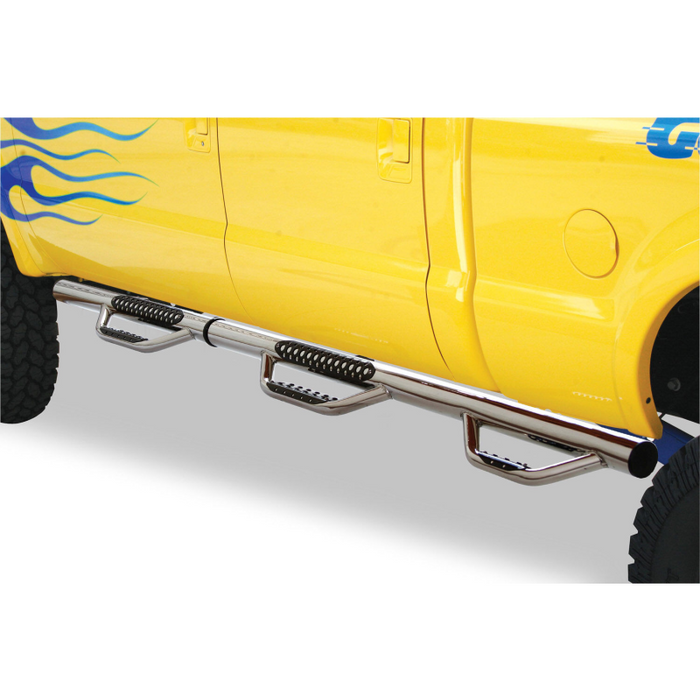 Go Rhino Dominator D3 Modular Wheel-to-Wheel Side Steps With Brackets For Crew Cab with Long Bed Model D36082PS