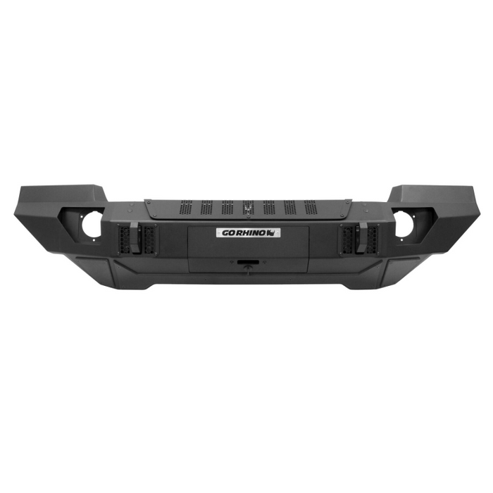 Go Rhino Trailline Winch Ready Front Full Width Bumper For Jeep Model 230121T