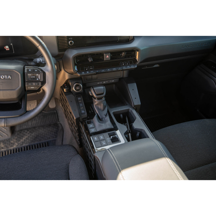 DV8 Offroad 2024-2026 Toyota Land Cruiser Center Console Molle Panels Model CCT4-01