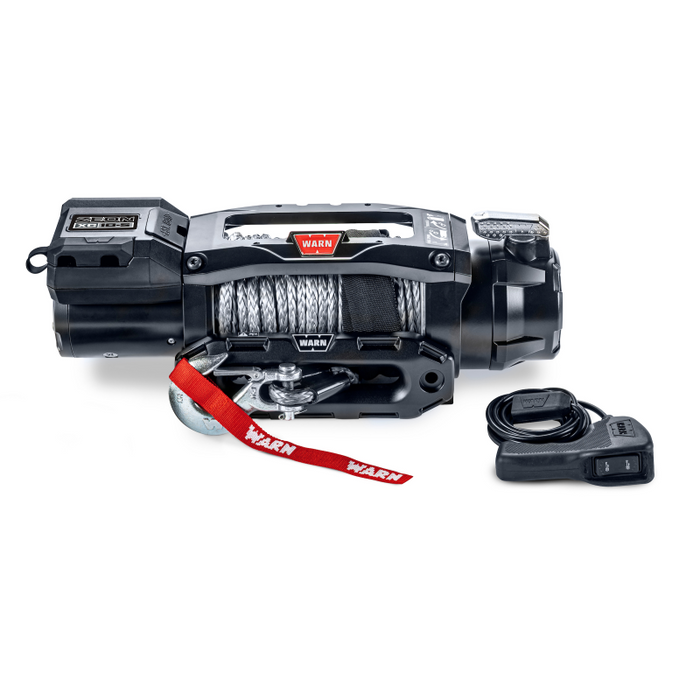 Warn Zeon XC 10-S Winch Pull Capacity 10000 Pounds 3/8 Inch X 100 Ft Of Spydura Synthetic Rope Model 110510