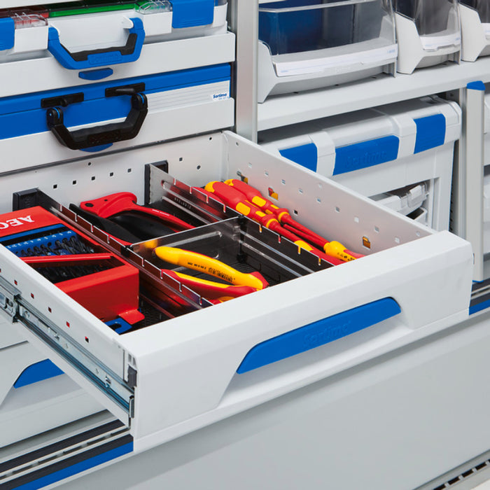 Sortimo Dividers Set Drawer 34-6  12 In x 2 In x 1 In Model 1000000452