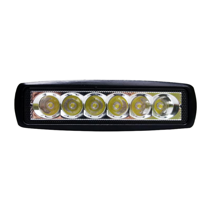 TrailFX Rectangular Work Light Flood Beam 6X3W Pair Model SRUTLSP