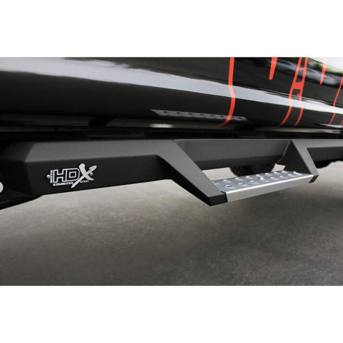 Westin HDX Drop Wheel to Wheel Side Steps Textured Black Stainless Steel Model 56-5340252