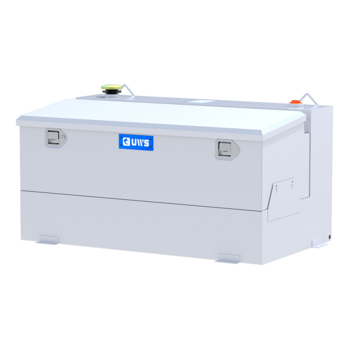 UWS White 75-Gallon Steel-Aluminum Combo Transfer Tank Model ST-75-COMBO-W