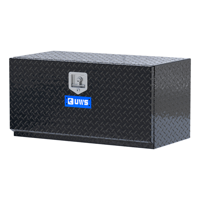 UWS Gloss Black Aluminum 36" Single-Door Underbody Tool Box Model TBUB-36-BLK