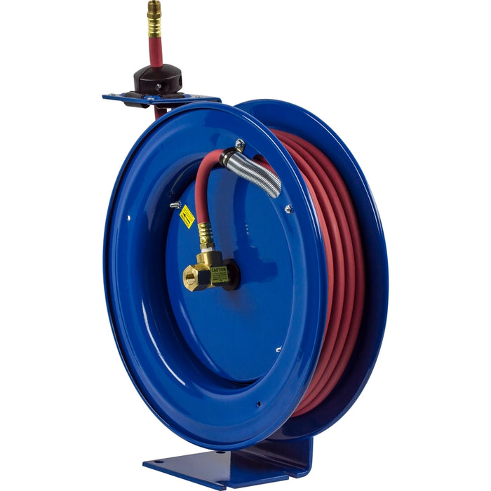 Coxreels P Series Performance Spring Driven Hose Reel 1/2 in. x 15 ft. - Hose Included 300 PSI Model P-LP-415