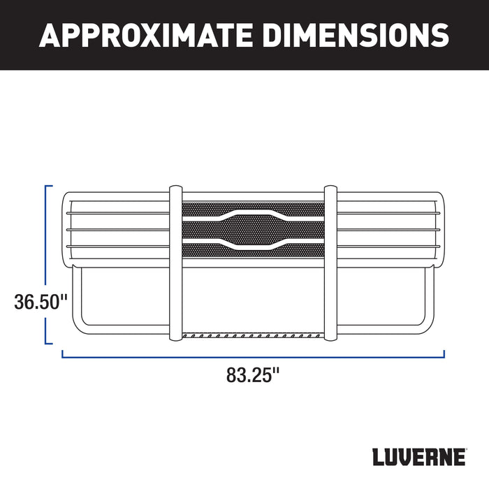 Luverne Prowler Max Black Steel Grille Guard Select Dodge Ram 1500 Model 320933-320930