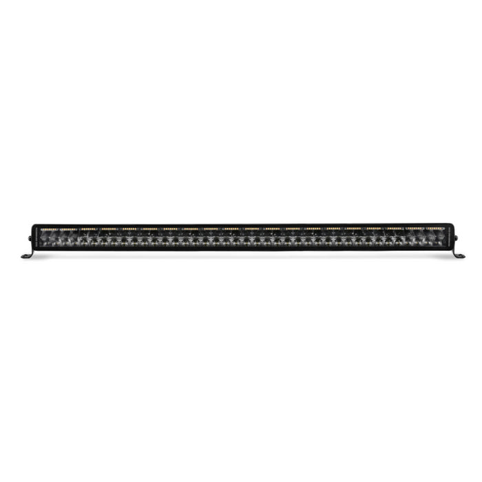 Go Rhino Blackout Series DOUBLELINE 40" Double Row Light Bar w/Amber LEDs Model 754004012CDS