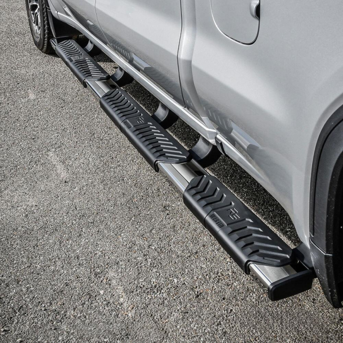 Westin R5 M-Series Wheel to Wheel Step Nerf Bars Polished Stainless Steel 5 in. Model 28-534680