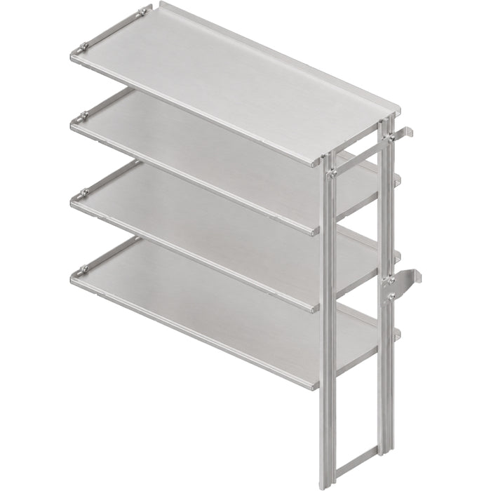 Hackney Expansion Shelving Module with Standard Top and 3 Shelves - 23D x 54W x 60.5H Model 2354SX