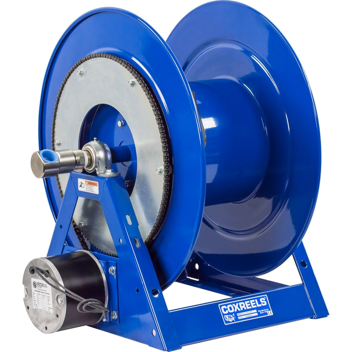 Coxreels 1175 Series 12V DC 1/2 HP Explosion-Proof Motorized Hose Reel 1 in. x 50 ft. - No Hose 3000 PSI Model 1175-6-50-ED