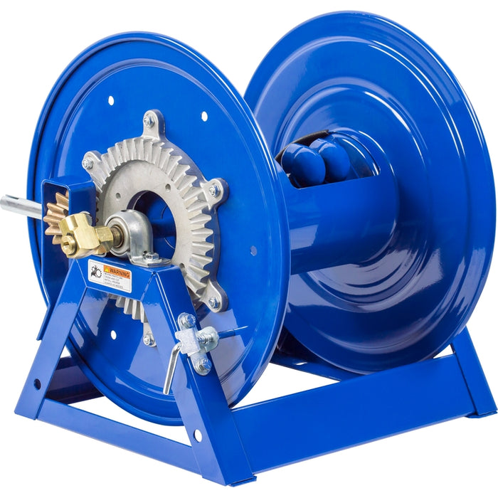 Coxreels 1275 Series Bevel Geared Hand Crank Dual Hose Reel 1 in. x 50 ft. - No Hose 3000 PSI Model 1275-6-50-C