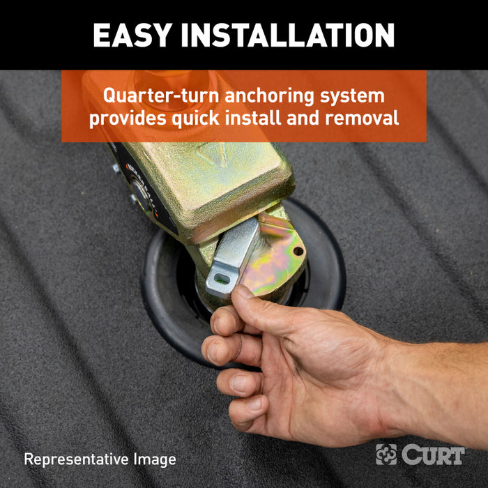 CURT Multi-Fit OEM Puck System Gooseneck Ball with 4" Offset Model 60663