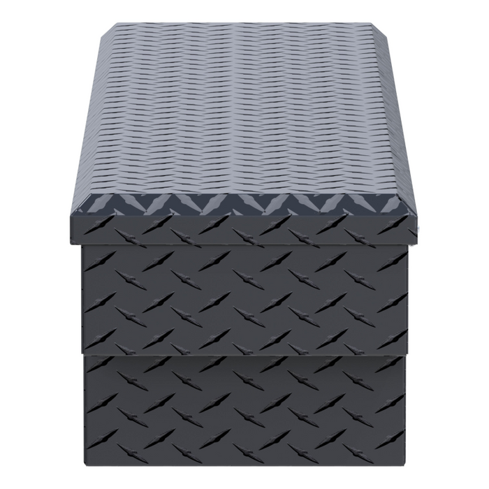 UWS Matte Black Heavy-Wall Aluminum UTV Tool Box, RigidCore Lid Model UTV-59-MB