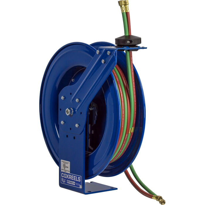 Coxreels SHW Series Spring Driven Welding Hose Reel 1/4 in. x 75 ft. - Hose Included 200 PSI T-Grade Model SHWT-N-175