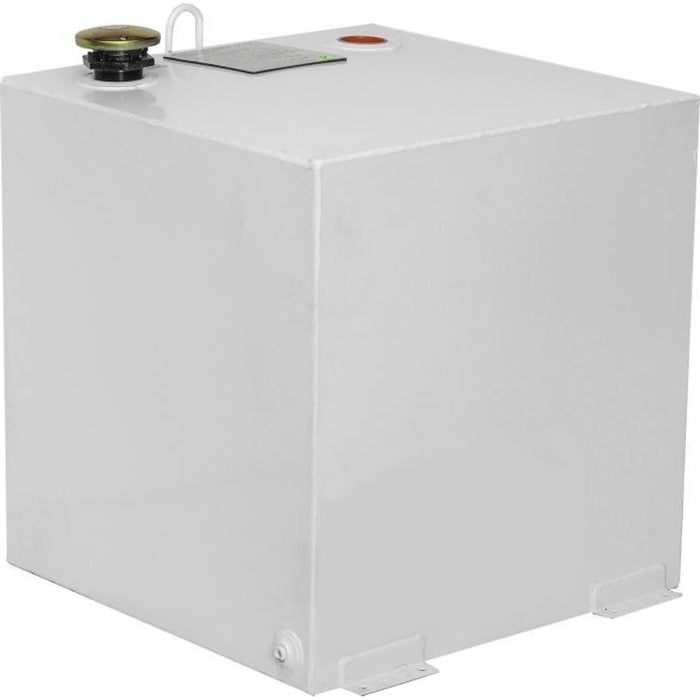 Delta / JOBOX 50 Gallon White Square Steel Liquid Transfer Tank Model ...