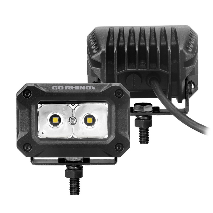 Go Rhino Bright Series 3x2 Rectangular LED Spot Lights Model 751003023SBS