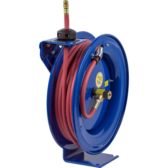 Coxreels EZ-P Series Safety System Performance Spring Driven Hose Reel 3/8 in. x 35 ft. - Hose Included 300 PSI Model EZ-P-LP-335