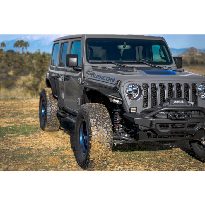 DV8 Offroad 2018-2025 Jeep Wrangler JL JLU Spec Series Tube Fenders Model FDJL-06