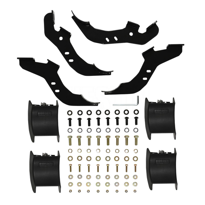 Westin PRO TRAXX 4 Oval Step Nerf Bars Polished Stainless Steel For 2-Door Bronco Model 21-24180