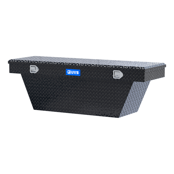 UWS 63" Deep Angled Truck Tool Box (LTL Shipping Only) Model TBSD-63A-BLK