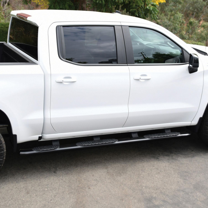 Westin PRO TRAXX 5 Oval Wheel to Wheel Step Nerf Bars Black Model 21-534685